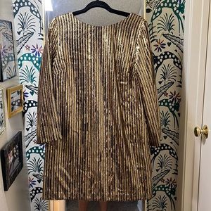 Trina Turk gold dress